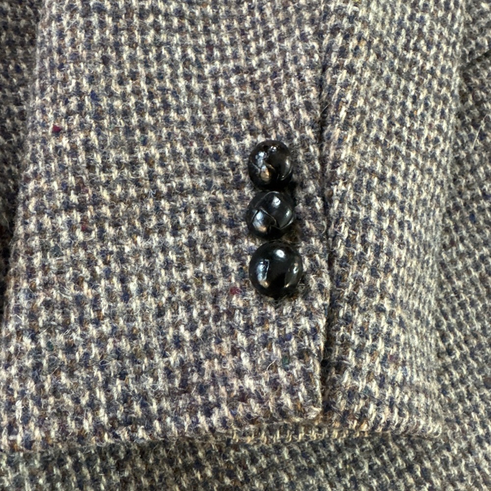Vintage Harris Tweed Blazer Jacket Mens Sz 42R Multi Color Wool Sport Coat USA - Picture 2 of 13
